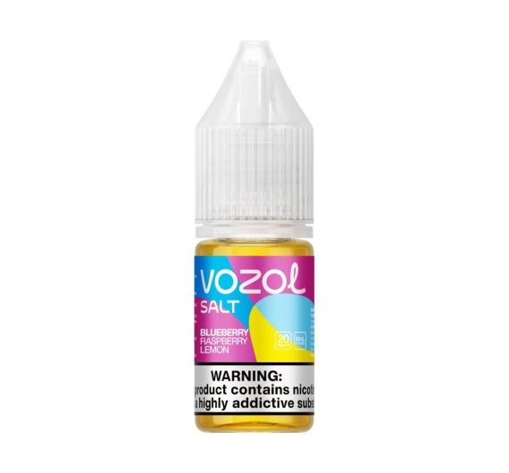 Vozol Liquids - Mirtillo, lampone e limone - Liquido 10 ml ai sali di nicotina (20 mg)