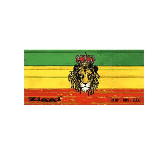 Ziggi - Cartine Rasta Lion KSS in canapa con tips