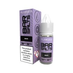 Flawless BAR SALT - Grape - 10ml Liquid (Nic Salt) Flawless BAR SALT - Grape - 10ml Liquid (Nic Salt)