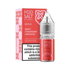 Pod Salt Nexus - Sweet Strawberry Lemonade - 10ml Liquid (Nic Salt) Pod Salt Nexus - Sweet Strawberry Lemonade - 10ml Liquid (Nic Salt)