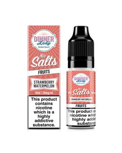 Dinner Lady FRUITS - Strawberry Watermelon - 10ml Liquid (Nik-Salz) NEW! Dinner Lady FRUITS - Strawberry Watermelon - 10ml Liquid (Nik-Salz) NEW!