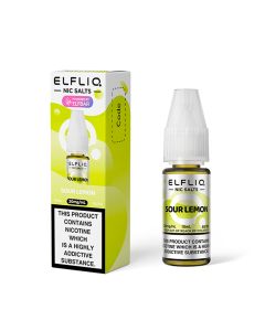 ElfBar Elfliq - Sour Lemon - Liquido 10 ml (Sali di nicotina)