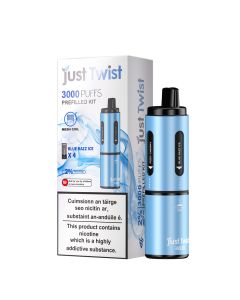 Just Twist 3000 - NS20mg - Hybrid System Blue Battery - Blue Razz Ice Just Twist 3000 - NS20mg - Hybrid System Blue Battery - Blue Razz Ice