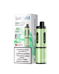 Just Twist 3000 - NS20mg - Hybrid System Green Battery - Just Edition Just Twist 3000 - NS20mg - Hybrid System Green Battery - Just Edition