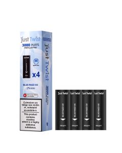 Just Twist 3000 - NS20mg - Kartuschen Blue Razz Ice Just Twist 3000 - NS20mg - Kartuschen Blue Razz Ice