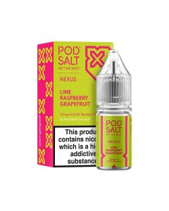 Pod Salt Nexus - Lime Raspberry Grapefruit - 10ml Liquid (Nik-Salz) Pod Salt Nexus - Lime Raspberry Grapefruit - 10ml Liquid (Nik-Salz)