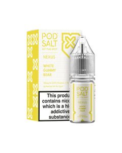 Pod Salt Nexus - White Gummy Bear - 10ml Liquid (Nik-Salz) Pod Salt Nexus - White Gummy Bear - 10ml Liquid (Nik-Salz)