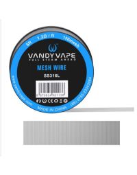 VandyVape Mesh Wire SS316L 150mesh 150cm VandyVape Mesh Wire SS316L 150mesh 150cm