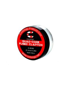 Coilology Quad Core Fused Clapton Coils 10 Stk Coilology Quad Core Fused Clapton Coils 10 Stk