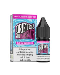 Drifter Bar Salts - Blue Razz Lemonade Ice - 10ml Liquid (Nic Salt) Drifter Bar Salts - Blue Razz Lemonade Ice - 10ml Liquid (Nic Salt)