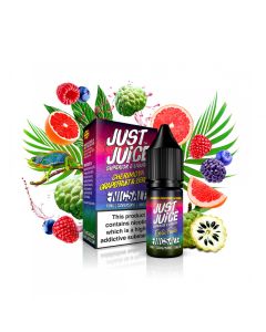 Just Juice Exotic Fruits - Cherimoya, Grapefruit & Berries - Nikotinsalz Just Juice Exotic Fruits - Cherimoya, Grapefruit & Berries - Nikotinsalz