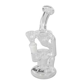 Black Leaf - Bubbler in vetro - Recycler Black Leaf - Bubbler in vetro - Recycler