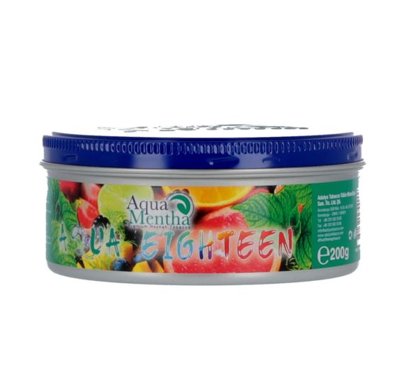 Adalya - Aqua Menta Eighteen - 200g - Shisha Tabacco Adalya - Aqua Menta Eighteen - 200g - Shisha Tabacco