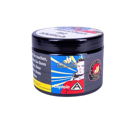 Amy Oro Molasses - Captain A - 100g - Shisha Tabacco Amy Oro Molasses - Captain A - 100g - Shisha Tabacco