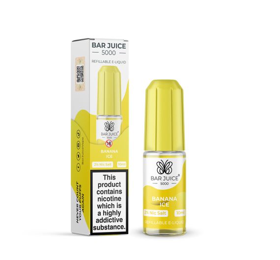 Bar Juice 5000 - Banana Ice - 10ml Liquid (Nic Salt) Bar Juice 5000 - Banana Ice - 10ml Liquid (Nic Salt)