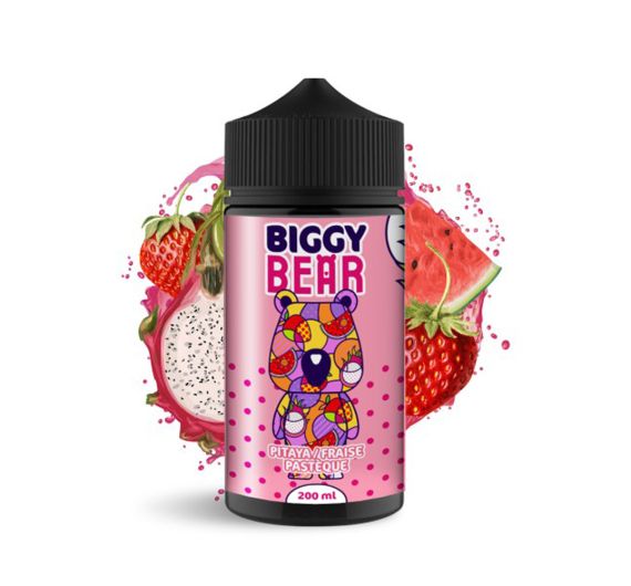 Biggy Bear - Pitaya Fragola Anguria - 200ml liquido Biggy Bear - Pitaya Fragola Anguria - 200ml liquido