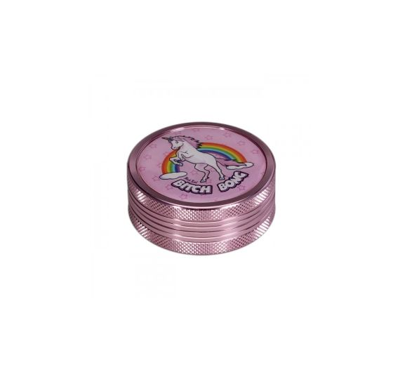 Black Leaf - 2-teilig Einhorn Rosa - Grinder