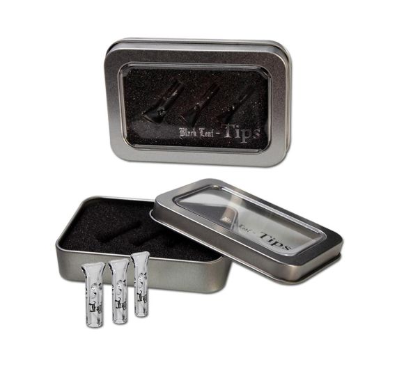 Black Leaf - 3 Glastips per Eindrehen 6/7/8mm Black Leaf - 3 Glastips per Eindrehen 6/7/8mm