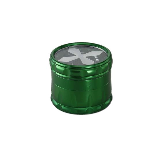 Black Leaf - 4-teilig Cross Grün - Grinder