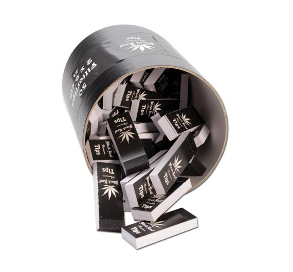 Black Leaf - Premium Filtro Tips perforiert Black Leaf - Premium Filtro Tips perforiert
