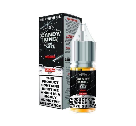 Candy King - Worms - 10ml Liquid (20mg Nic Salt) Candy King - Worms - 10ml Liquid (20mg Nic Salt)