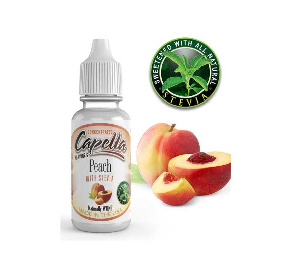 Capella - Peach with Stevia - 13ml Aroma Capella - Peach with Stevia - 13ml Aroma