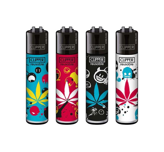Clipper - Feuerzeuge BAD SMILES - Assortiert