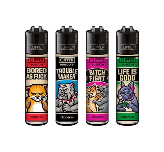 Feuerzeuge VINTAGE MASCOTS - Assortiert da Clipper Feuerzeuge VINTAGE MASCOTS - Assortiert da Clipper