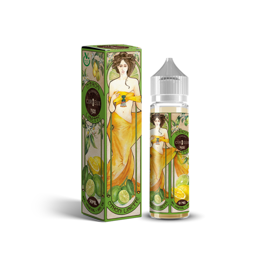 Curieux 1900 - Citron Calce - 50/60ml Liquid (Shortfill )