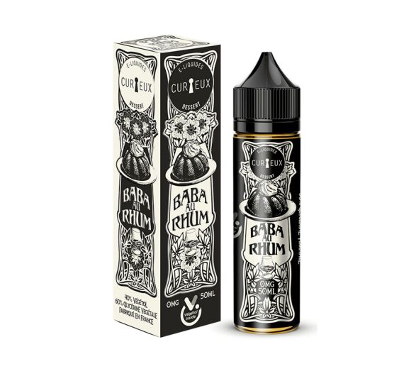 Curieux Dessert - Baba au Rhum - 50/60ml Liquid (Shortfill)
