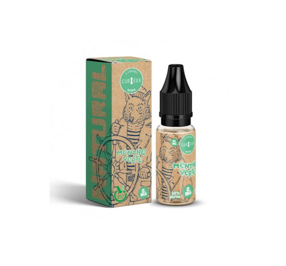 Curieux Natural - Menthe Verte - 10ml Liquid