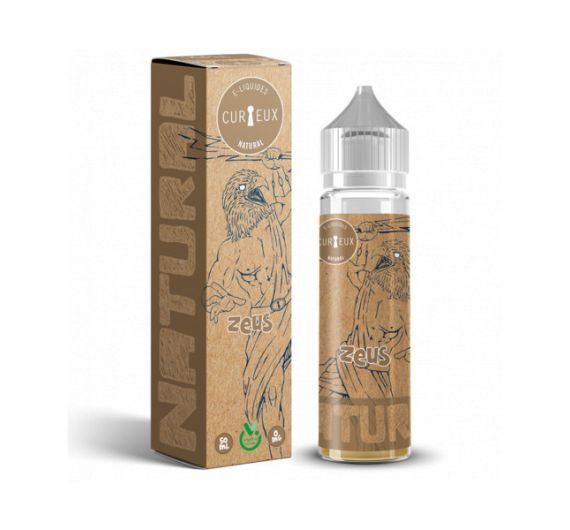 Curieux Natural - Zeus - 50/70ml Liquid (Shortfill) Curieux Natural - Zeus - 50/70ml Liquid (Shortfill)