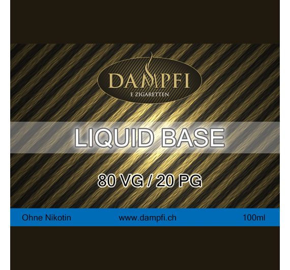 Dampfi Liquid Base 100 Ml 80VG/20PG Dampfi Liquid Base 100 Ml 80VG/20PG