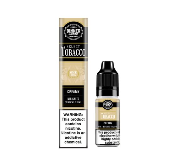 Dinner Lady Select Tobacco - Cremoso - 10ml Liquido (Sale di Nicotina) Dinner Lady Select Tobacco - Cremoso - 10ml Liquido (Sale di Nicotina)