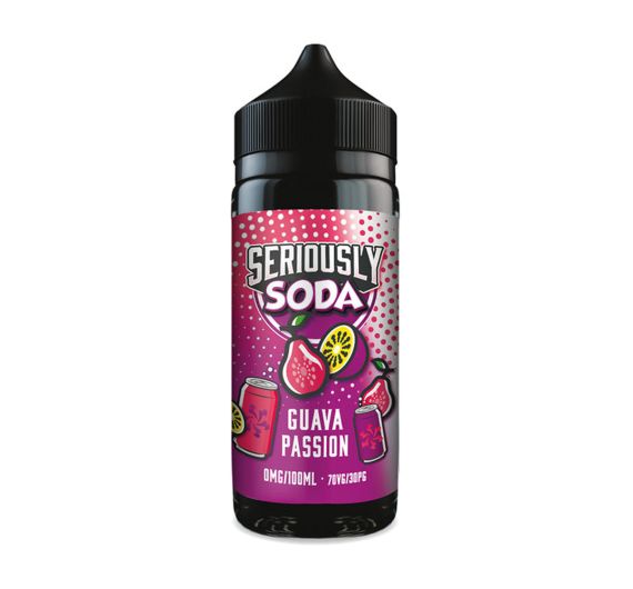Doozy Seriously Soda - Guava Passion - 100/120ml Liquid (Shortfill) Doozy Seriously Soda - Guava Passion - 100/120ml Liquid (Shortfill)