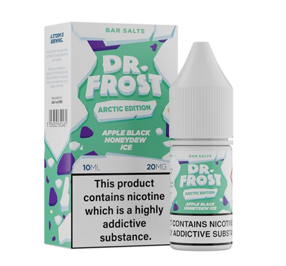 Dr Frost Bar Salts Arctic Edition - Mela Miele Nero Melone Ghiacciato - 10ml Liquido (Sale di Nicotina)