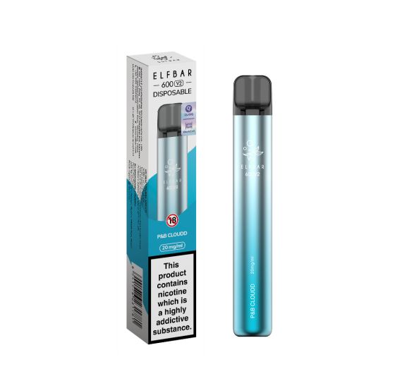 Elf Bar V2 600 - NS20mg - Pod monouso P&B Cloud Elf Bar V2 600 - NS20mg - Pod monouso P&B Cloud