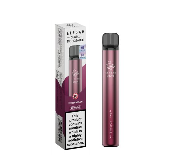 Elf Bar V2 600 - NS20mg - Pod monouso Watermelon