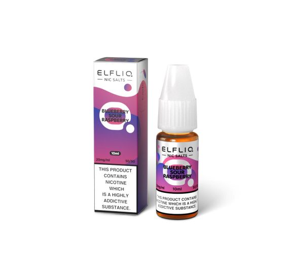 ElfBar Elfliq - Blueberry Sour Raspberry - 10ml Liquid (Nic Salt)