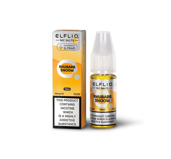 ElfBar Elfliq - Rhubarb Snoow - 10ml Liquid (Nic Salt)