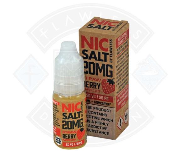 Flawless - Strawberry - 10ml Liquid (Nic Salt)