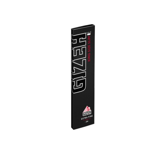 Gizeh - BLACK King Size Slim Extra Fine Gizeh - BLACK King Size Slim Extra Fine