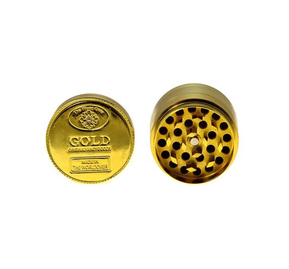 Grinder - Gold Coin - (2") Grinder - Gold Coin - (2")