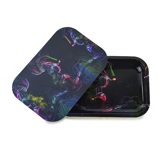 Holografische Mischschale - Metall - Spider