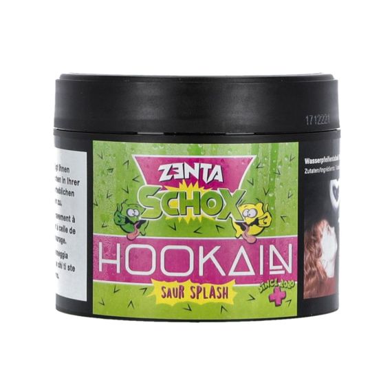 Hookain - Zenta Schox Sour Splash - 200g - Shisha Tabacco Hookain - Zenta Schox Sour Splash - 200g - Shisha Tabacco