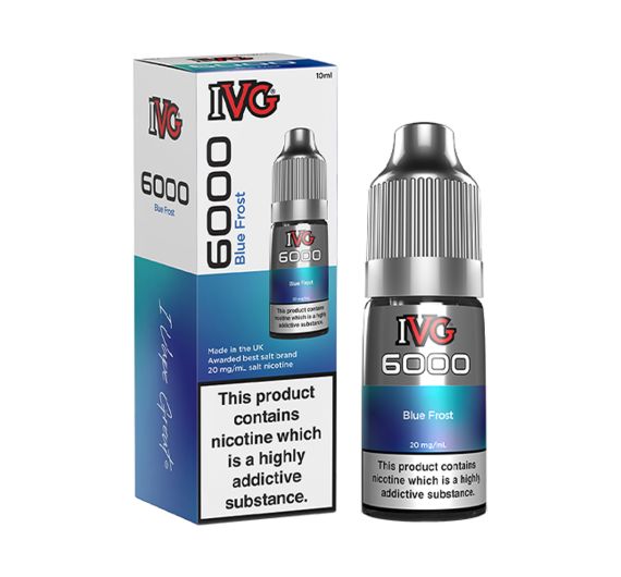 IVG 6000 - Blue Frost - 10ml Liquido (Sale di Nicotina)