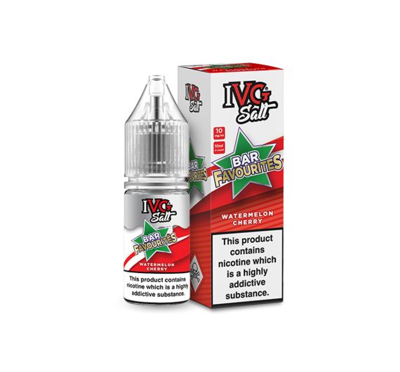 IVG Bar Favourites - Watermelon Cherry - 10ml Liquid (Nic Salt) IVG Bar Favourites - Watermelon Cherry - 10ml Liquid (Nic Salt)