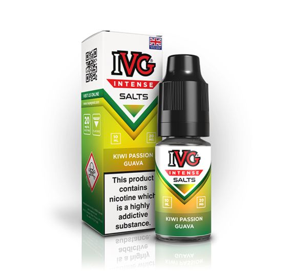 IVG - Intense - Kiwi Frutto della Passione Guava - 10ml Liquido (Sale di Nicotina) IVG - Intense - Kiwi Frutto della Passione Guava - 10ml Liquido (Sale di Nicotina)