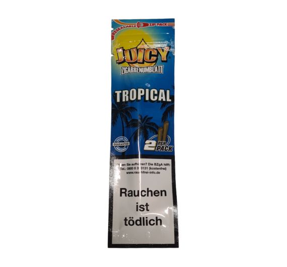 Juicy - Foglia di sigaro Blunt Rolls Tropical Juicy - Foglia di sigaro Blunt Rolls Tropical