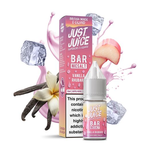 Just Juice Bar - Vaniglia Rabarbaro - 10ml Liquido (Sale di Nicotina)